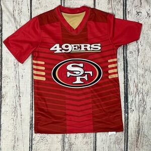 San Francisco 49ers Kids Youth NFL Flag Football Boys Reversible Jersey